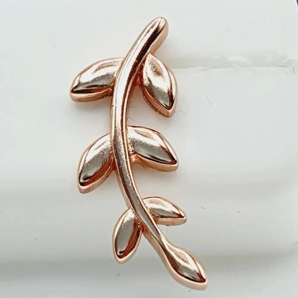 "14K Rose Gold Plated 925 Sterling Silver Earrings for Women/Girls, US44015 - Picture 6 of 11